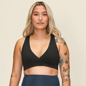 Sustainable girlfriend collective nursing sports bra